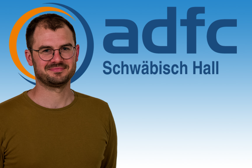 Maximillian Klein, Vorstandsmitglied ADFC Schwäbisch Hall Maximillian Klein, Vorstandsmitglied ADFC Schwäbisch Hall