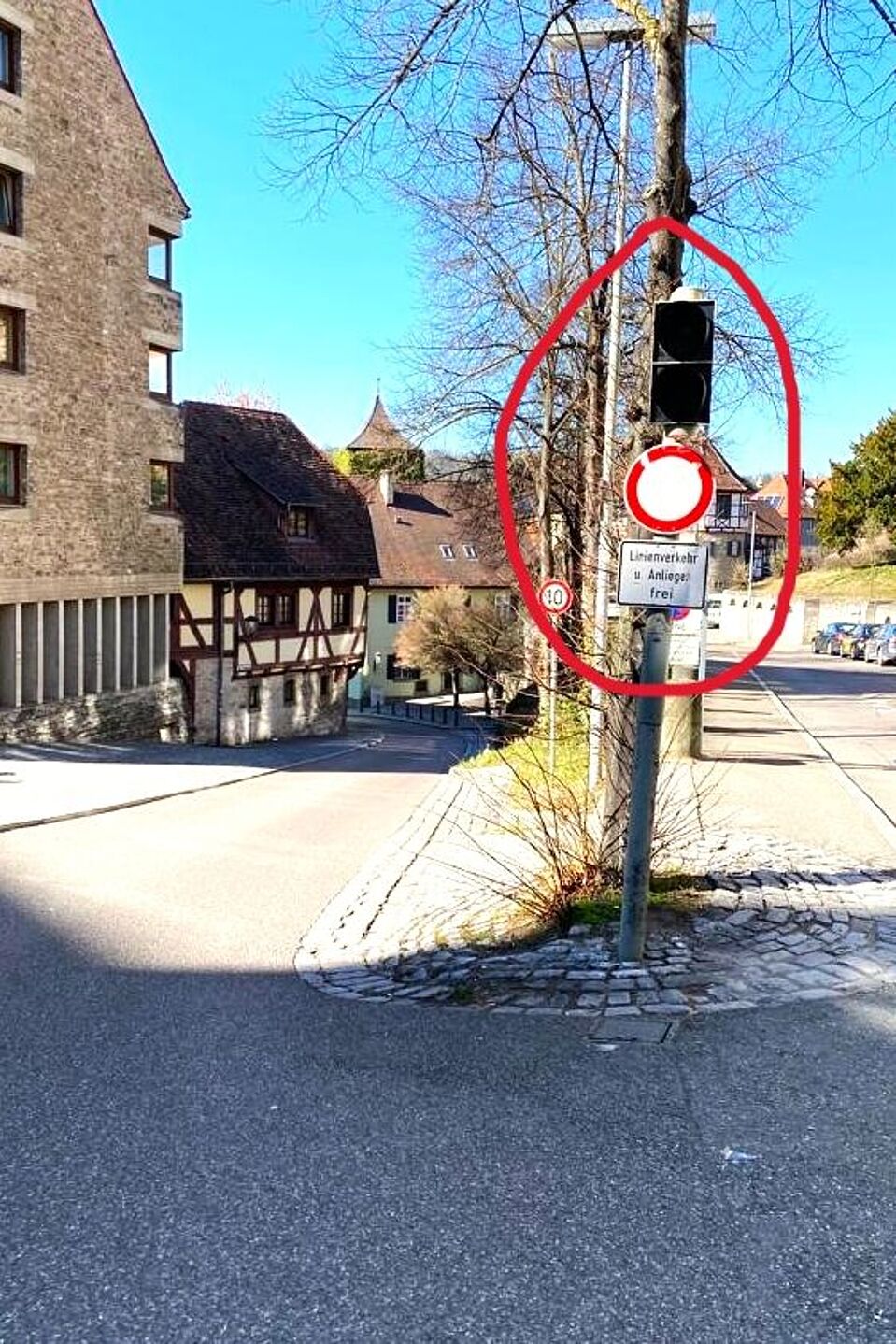 Ampel Am Schuppach Ampel umnutzen