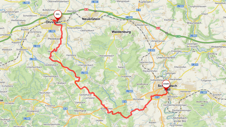 Tour 7 Öhringen Tourenvorschlag 7 Öhringen