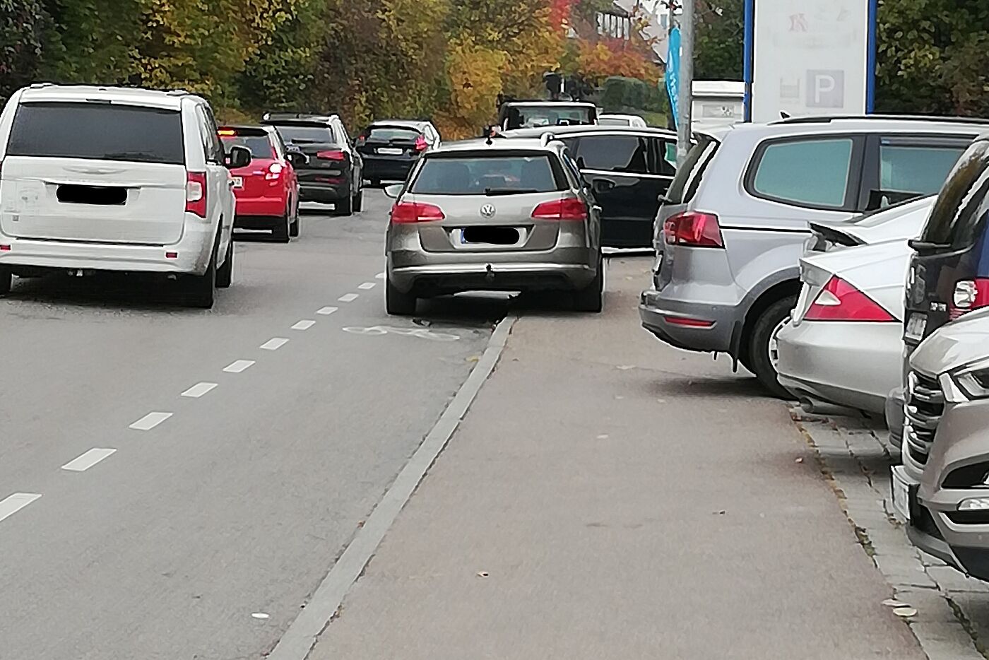 Einkaufen mit dem Auto