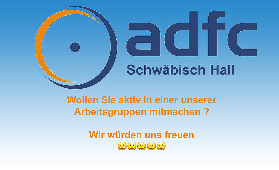 ADFC Schwäbisch Hall Symbolbild blanco ADFC Schwäbisch Hall Symbolbild blanco